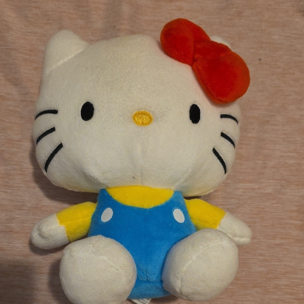 Hello Kitty Plush Toy with Red Bow